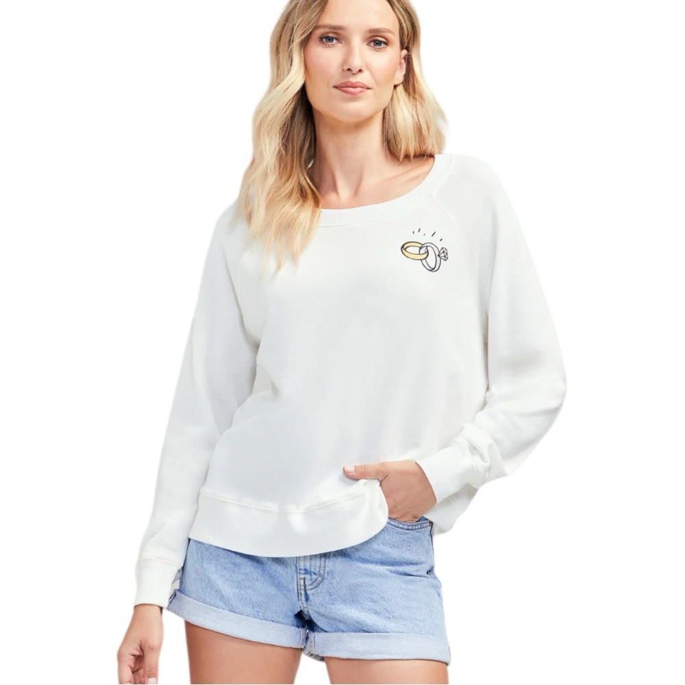 Wildfox Getting Acquainted Sommers Sweatshirt Size M
